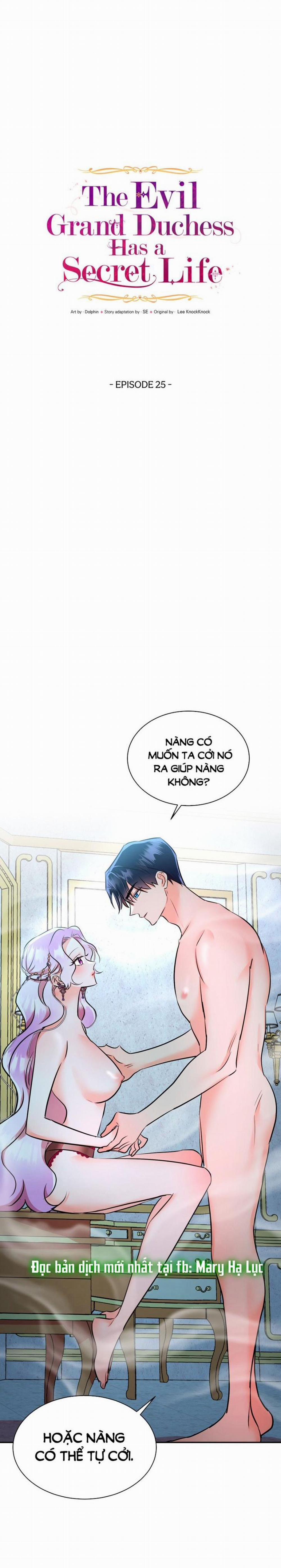 [18+] Cuộc Đời Bí Ẩn Của Đại Công Tước Phu Nhân Phản Diện 25.1 trang 0