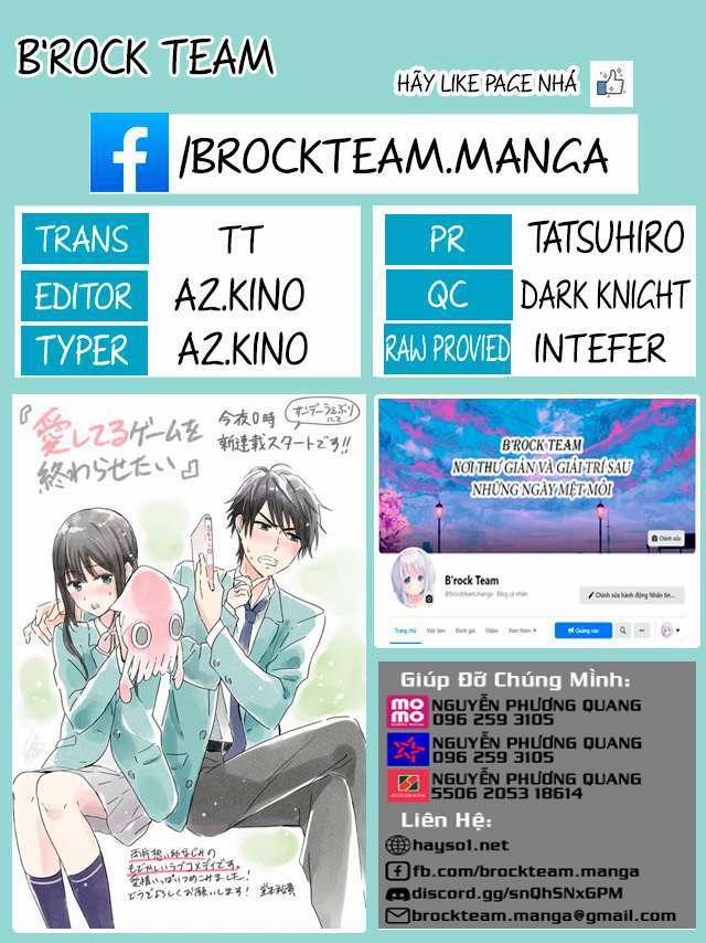 Aishiteru Game Wo Owarasetai 6 trang 0