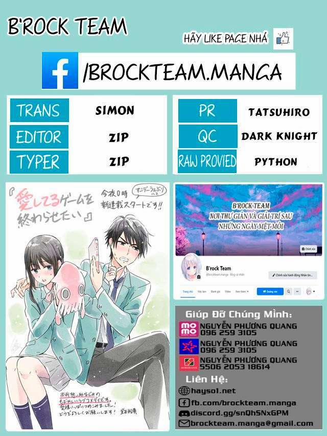 Aishiteru Game Wo Owarasetai 8 trang 0