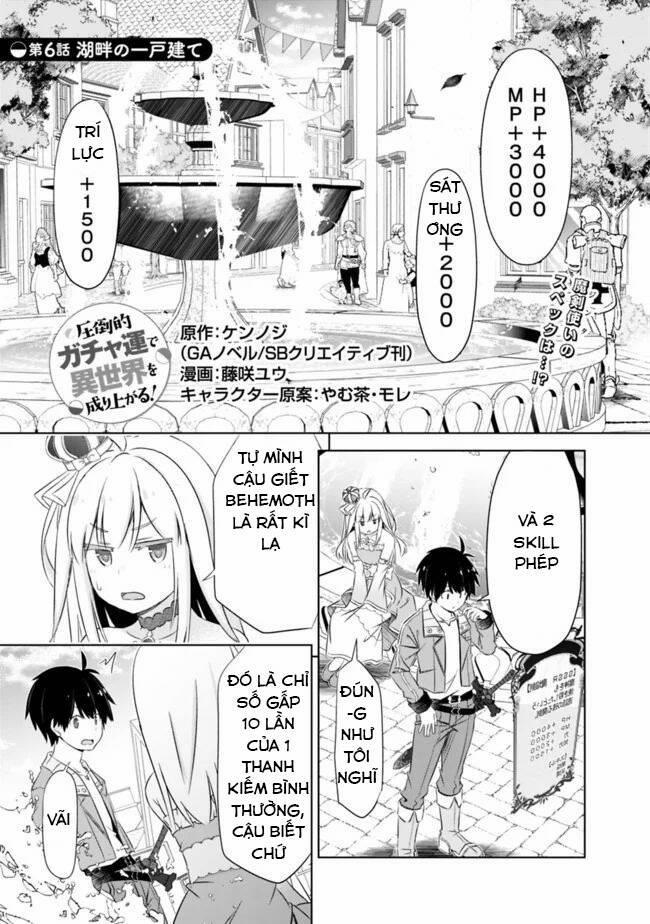 Attouteki Gacha Un De Isekai O Nariagaru! 6 trang 1