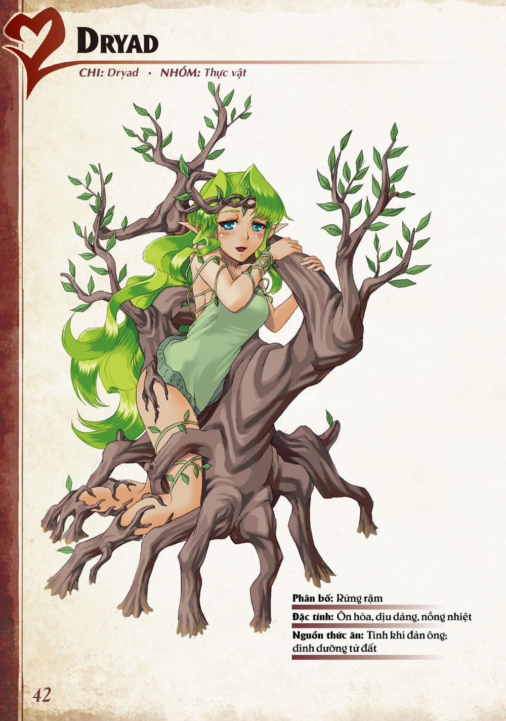 Bách khoa toàn thư Monster Girl 0 Dryad trang 0