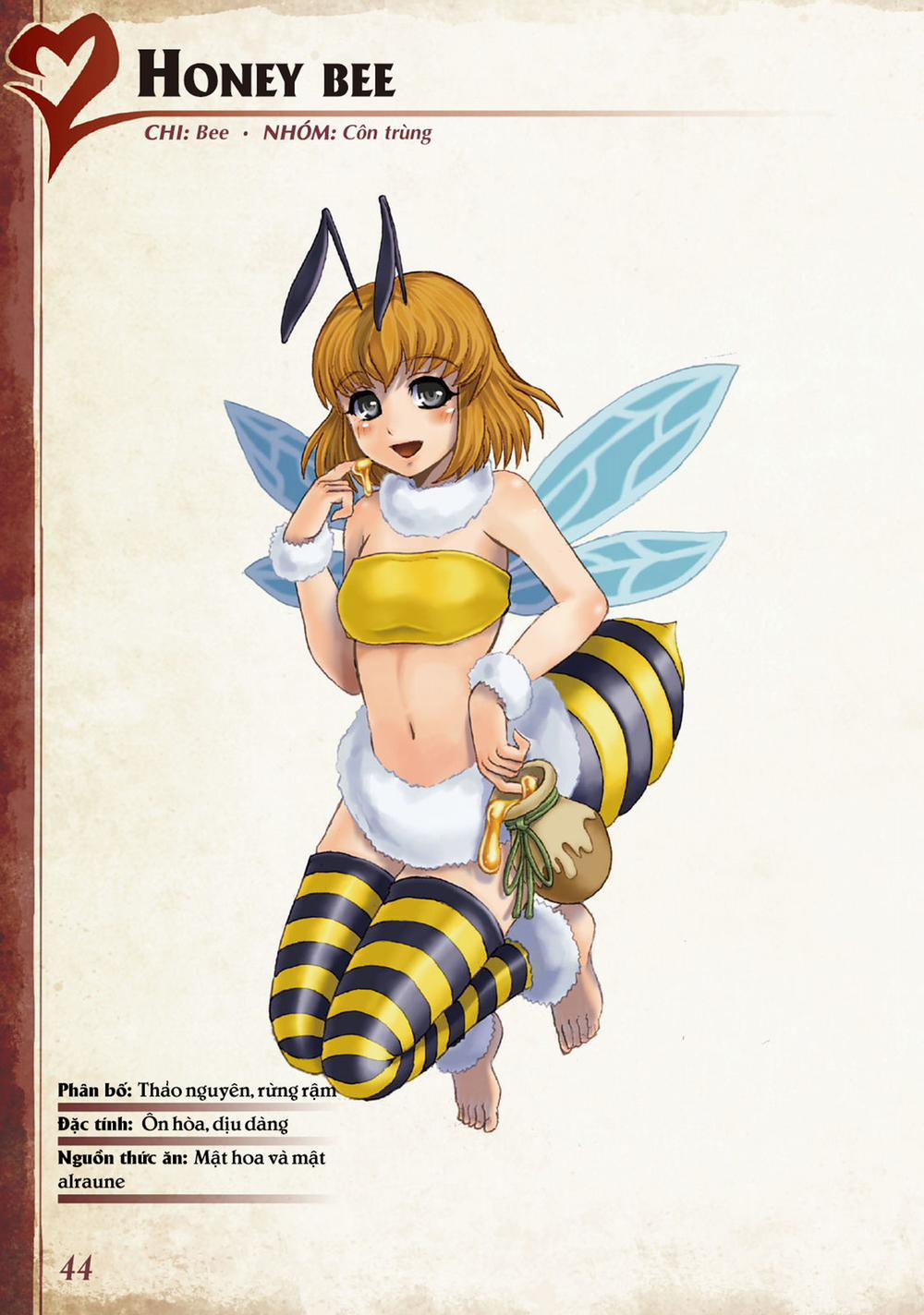 Bách khoa toàn thư Monster Girl 0 Honey bee trang 0