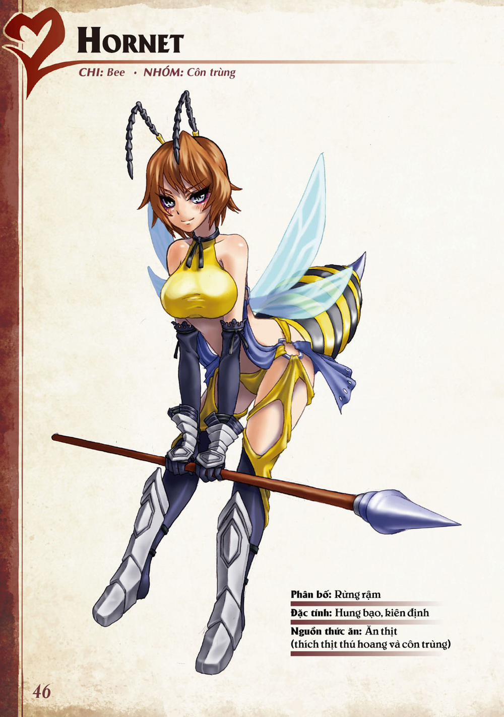 Bách khoa toàn thư Monster Girl 0 Hornet trang 0