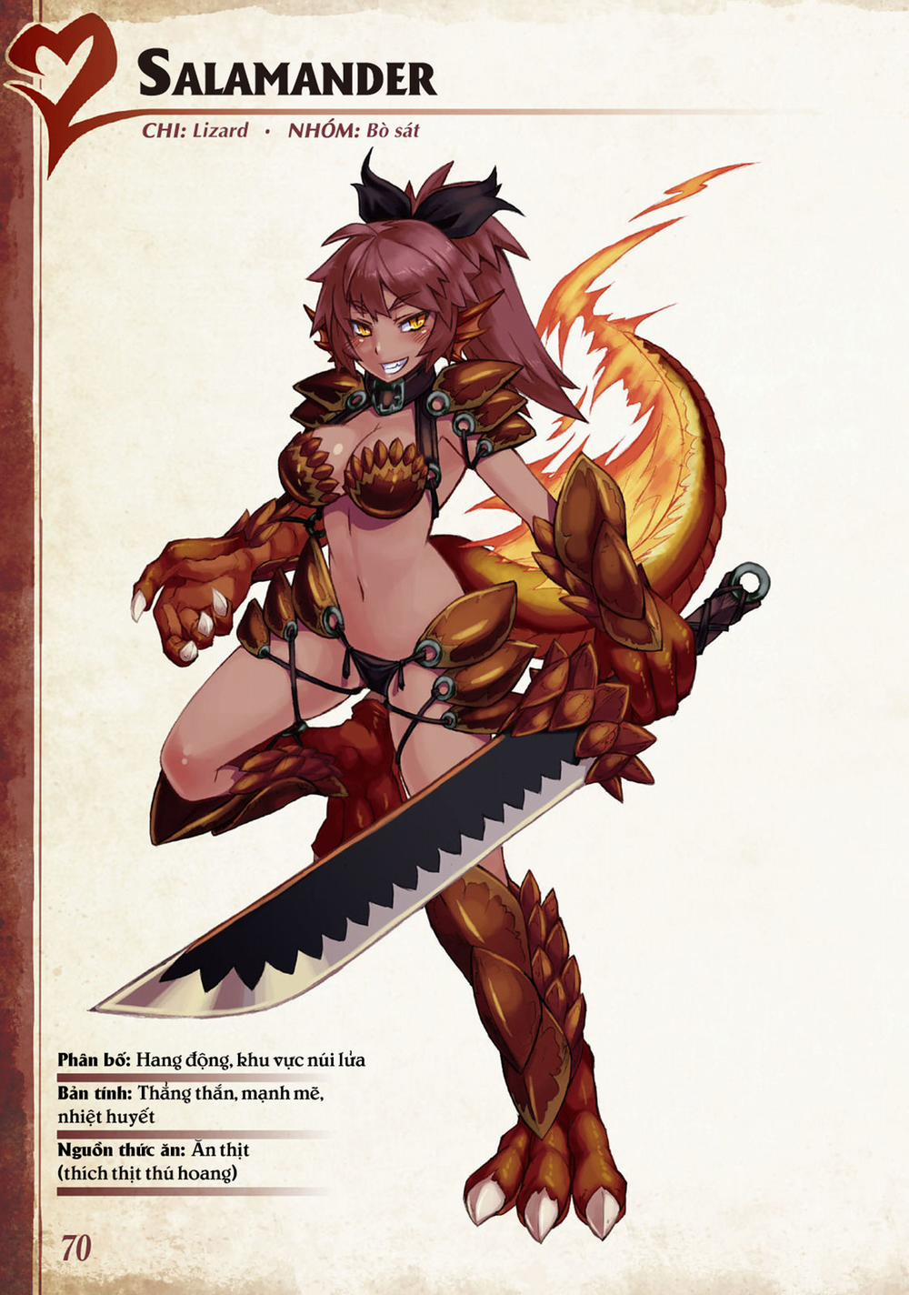 Bách khoa toàn thư Monster Girl 029: Salamander trang 0