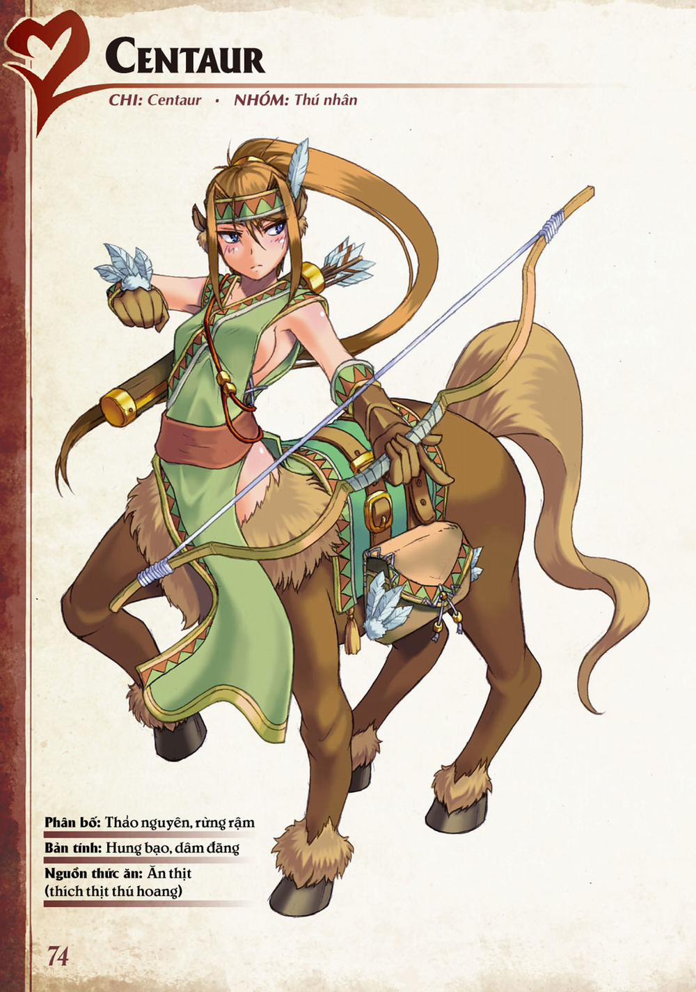 Bách khoa toàn thư Monster Girl 031: Centaur trang 0
