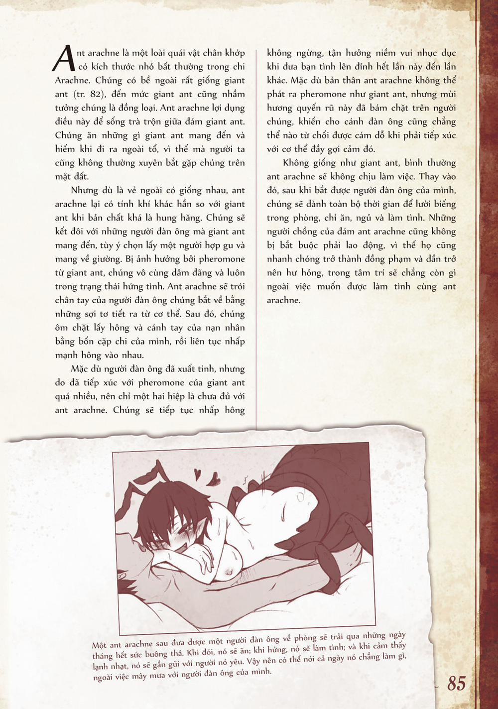 Bách khoa toàn thư Monster Girl 036: Ant arachne trang 1