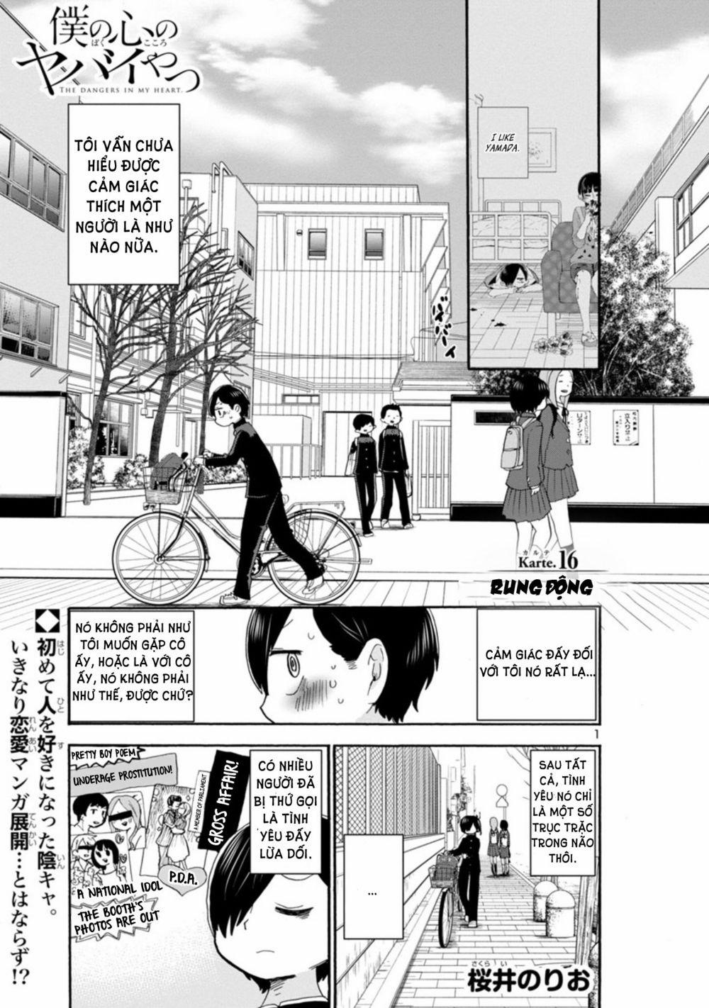 Boku No Kokoro Yabai Yatsu 16 trang 0