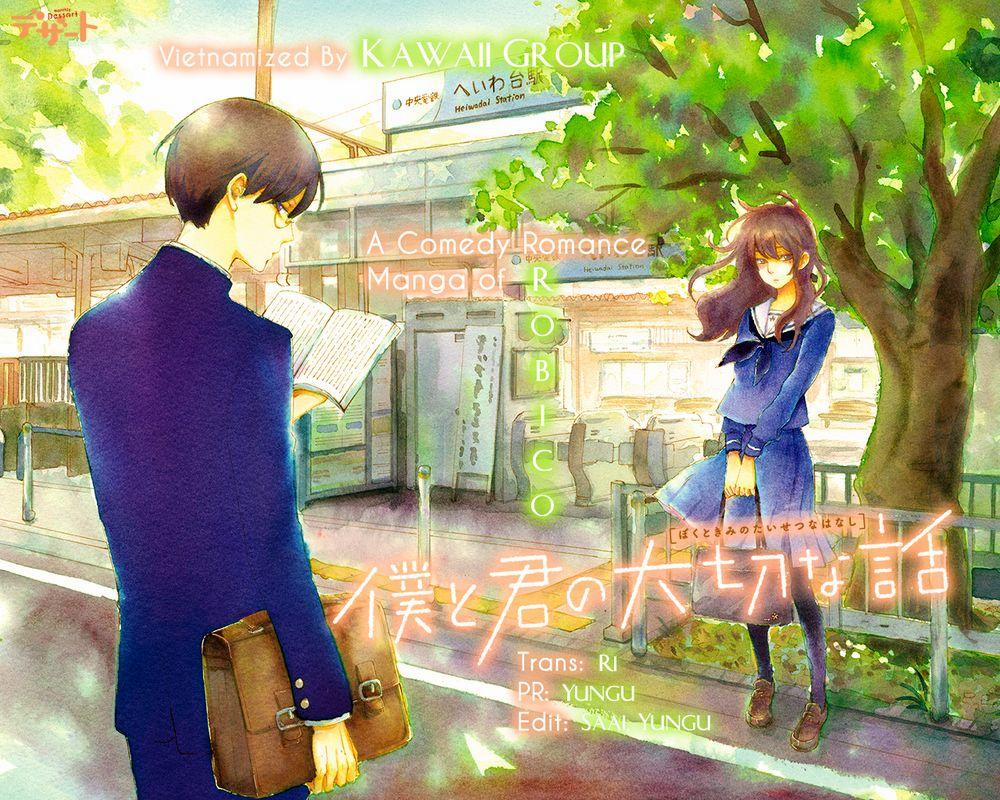 Boku To Kimi No Taisetsu Na Hanashi 12 trang 1