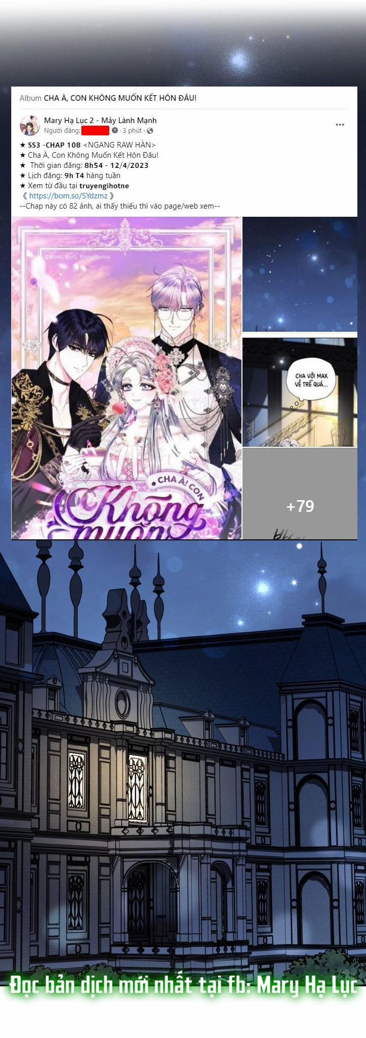 Cha, Con Không Muốn Kết Hôn! 108.1 trang 1