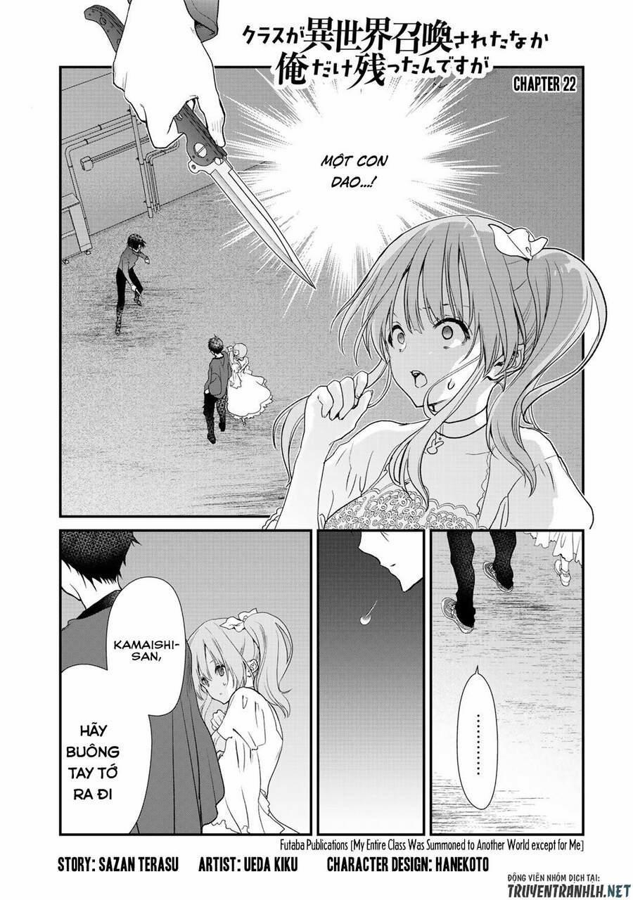 Class Ga Isekai Shoukan Sareta Naka Ore Dake Nokotta N Desu Ga 22 trang 0