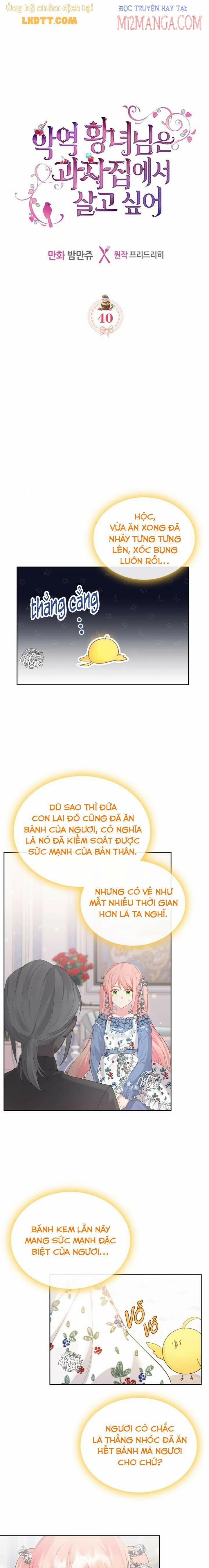 Công Chúa Phản Diện Muốn Sống Trong Cửa Hàng Bánh Ngọt 40 trang 1