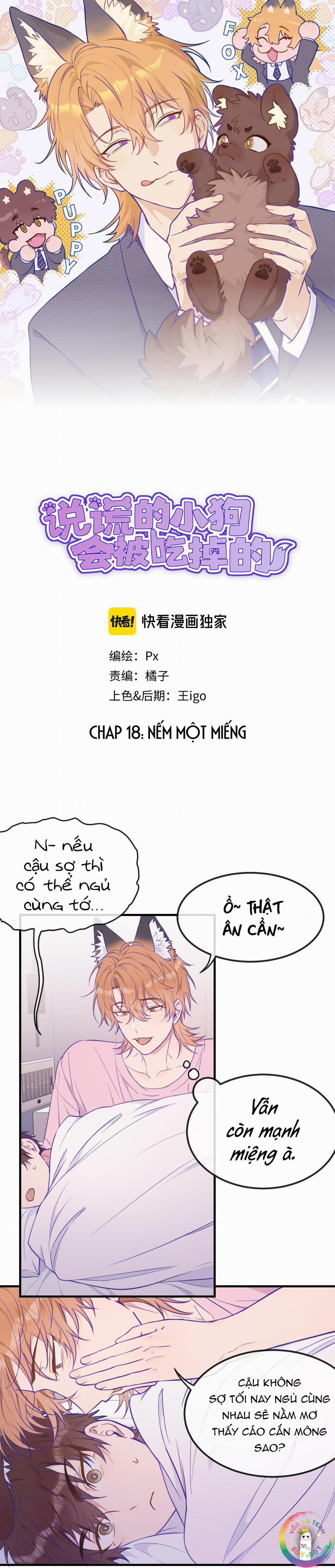 Cún Con Nói Dối Sẽ Bị Ăn Thịt 18 trang 1