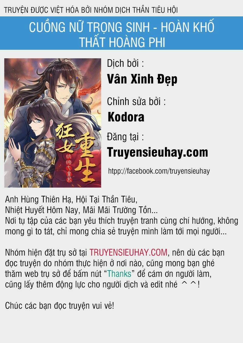 Cuồng Nữ Trọng Sinh - Hoàn Khố Thất Hoàng Phi 111 trang 0
