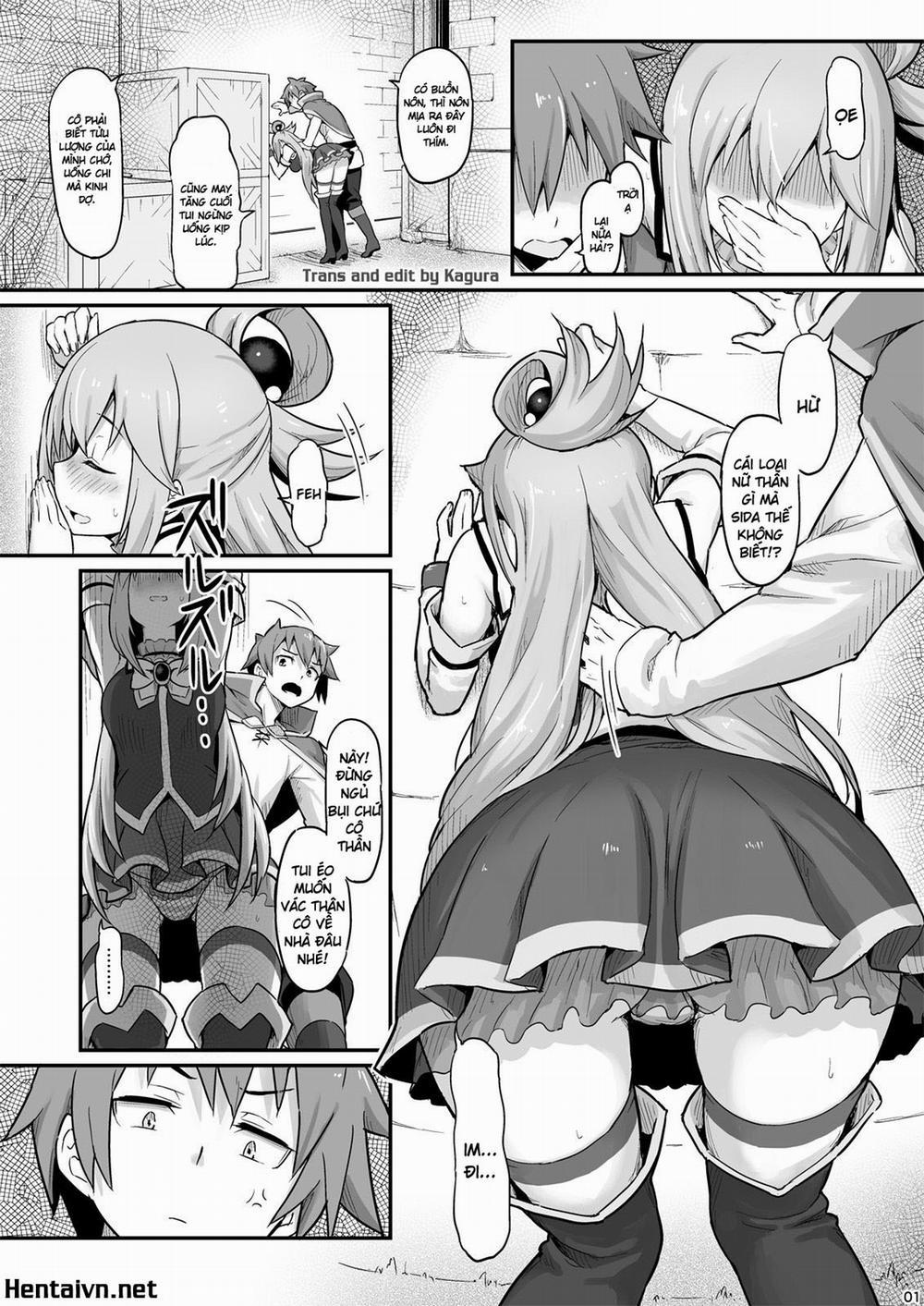 Damegami-sama wa Nomisugi ni Gochuui o! (Kono Subarashii Sekai ni Syukufuku o!) Oneshot trang 1