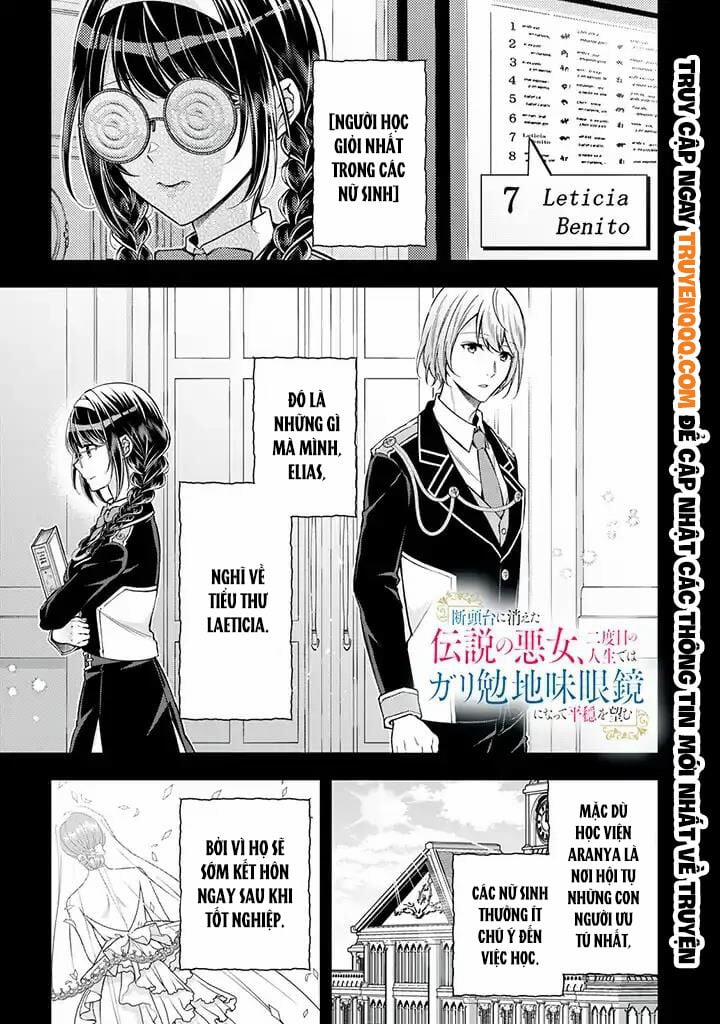 Dantoudai Ni Kieta Densetsu No Akujo Nidome No Jinsei De Wa Gariben Jimi Megane Ni Natte Heion Wo Nozomu 5 trang 1