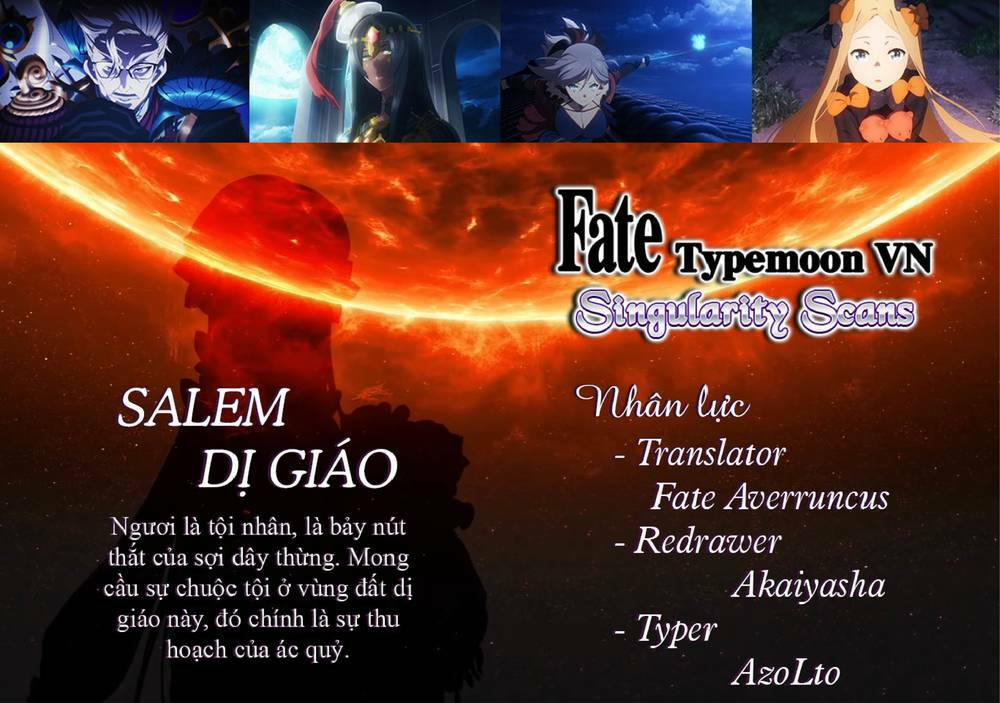 Fate/grand Order: Epic Of Remnant – Salem 19 trang 0