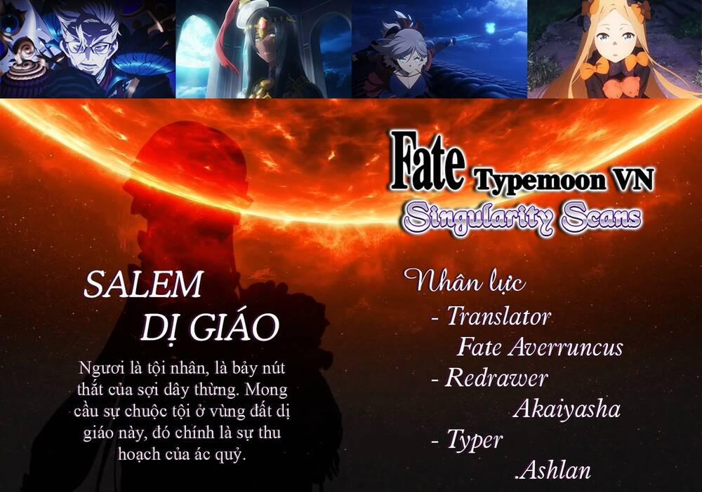 Fate/grand Order: Epic Of Remnant – Salem 22 trang 0