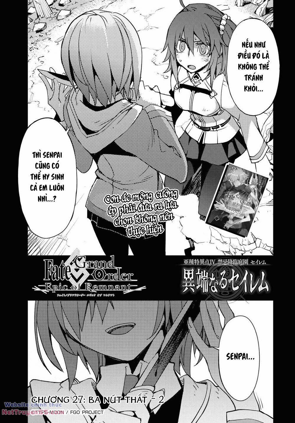 Fate/grand Order: Epic Of Remnant – Salem 27 trang 1