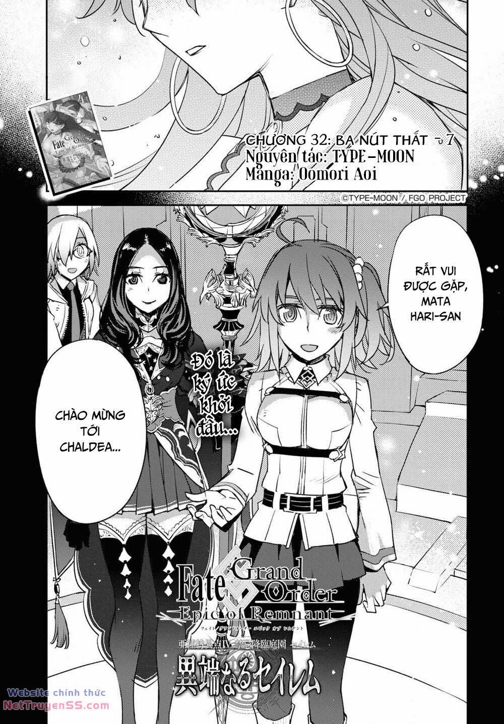 Fate/grand Order: Epic Of Remnant – Salem 32 trang 1