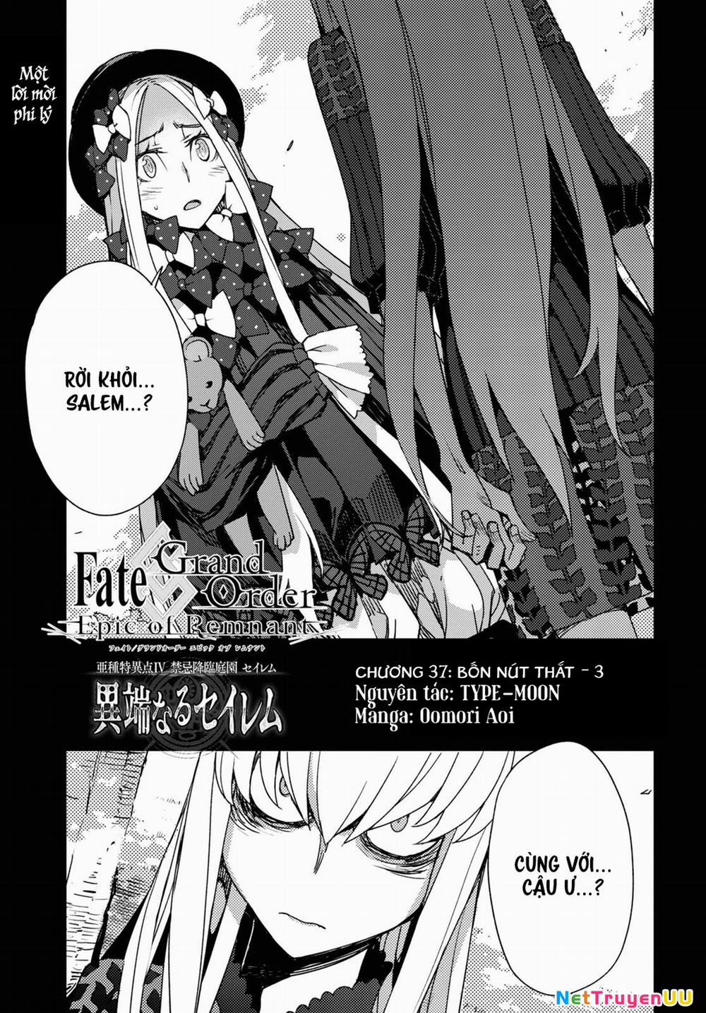 Fate/grand Order: Epic Of Remnant – Salem 37 trang 1