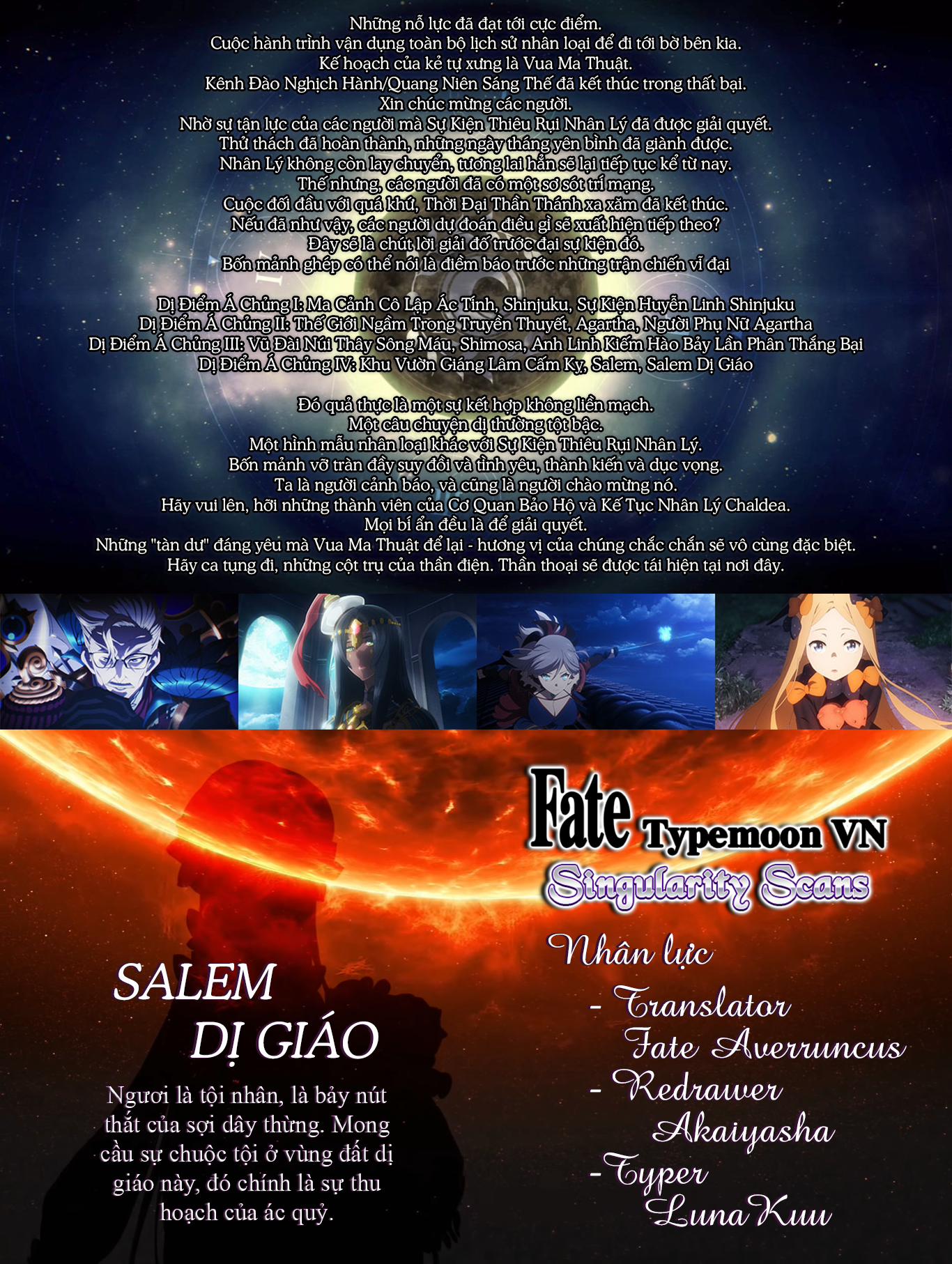 Fate/grand Order: Epic Of Remnant – Salem 43 trang 0