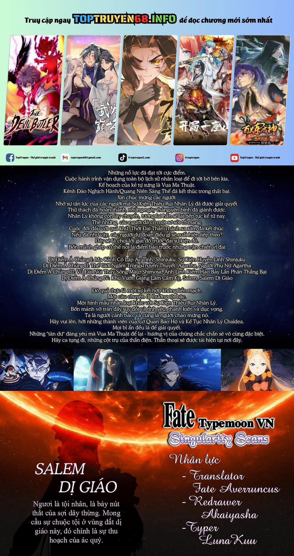 Fate/grand Order: Epic Of Remnant – Salem 45 trang 0
