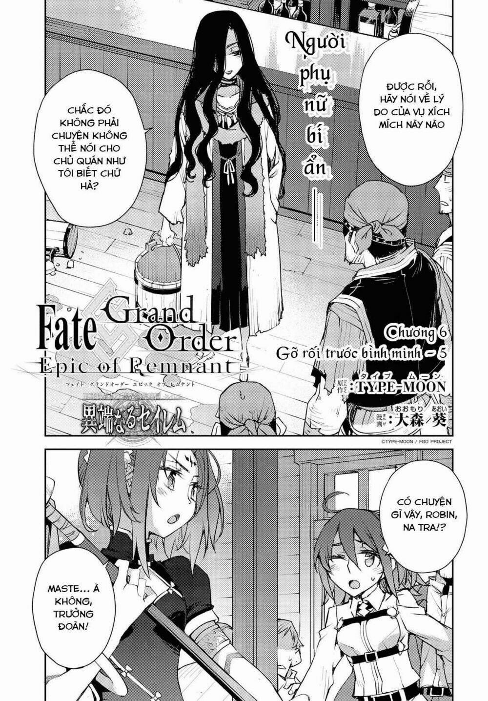 Fate/grand Order: Epic Of Remnant – Salem 6 trang 1