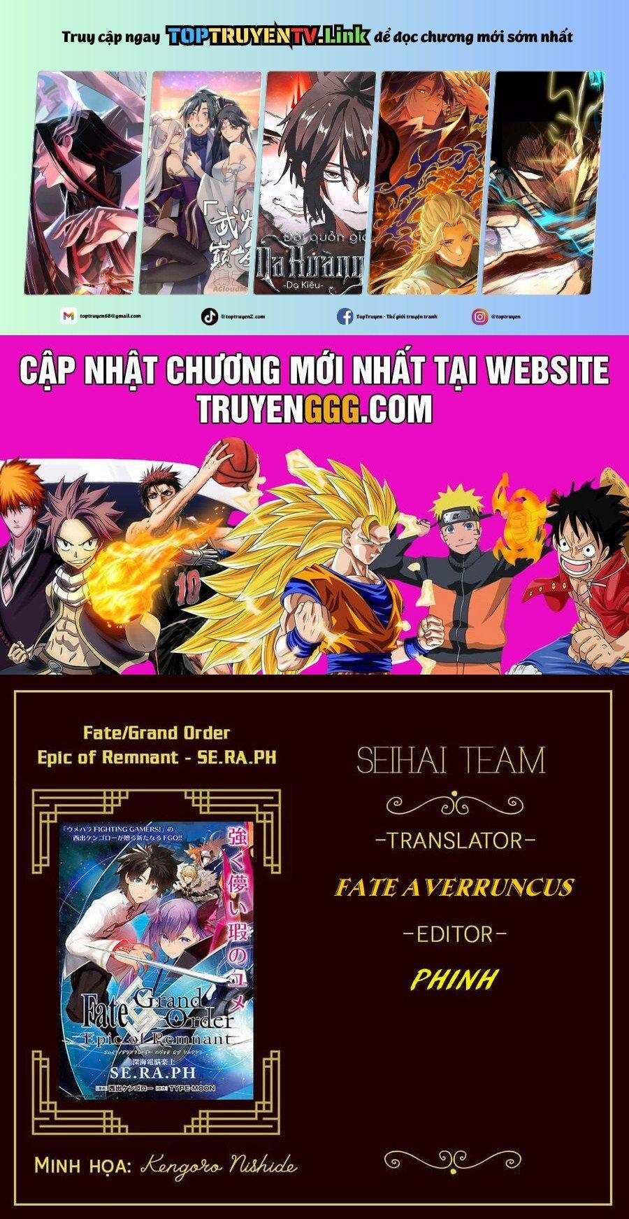 Fate/grand Order: Epic Of Remnant - Se.ra.ph. 34.5 trang 0