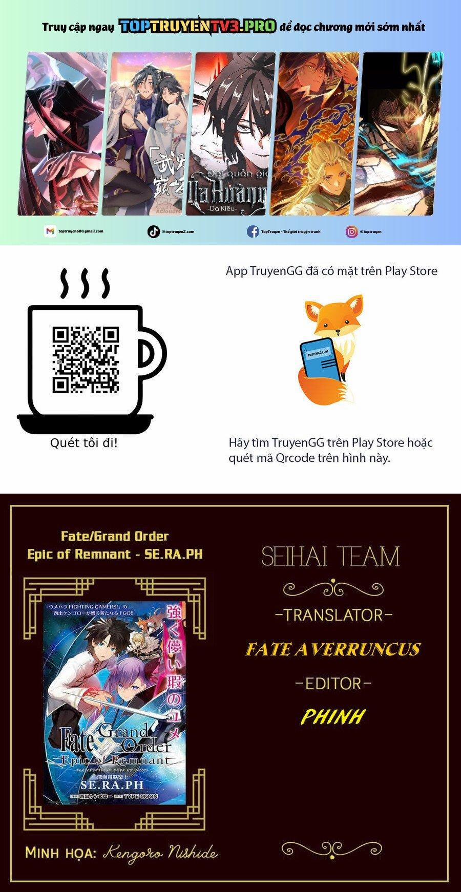 Fate/grand Order: Epic Of Remnant - Se.ra.ph. 35 trang 0