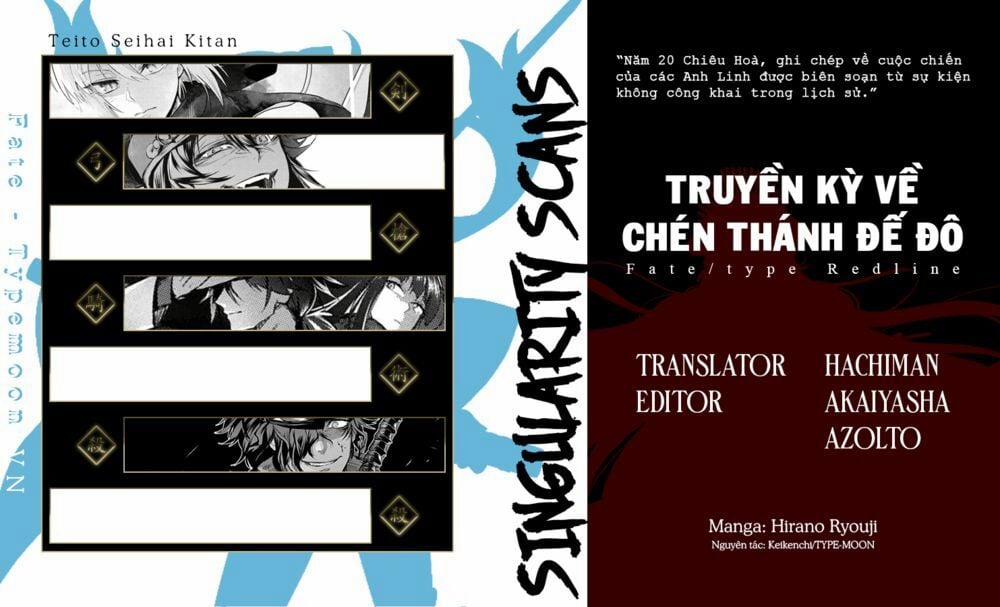 Fate/type Redline - Truyền Kỳ Về Chén Thánh Đế Đô 9.1 trang 0