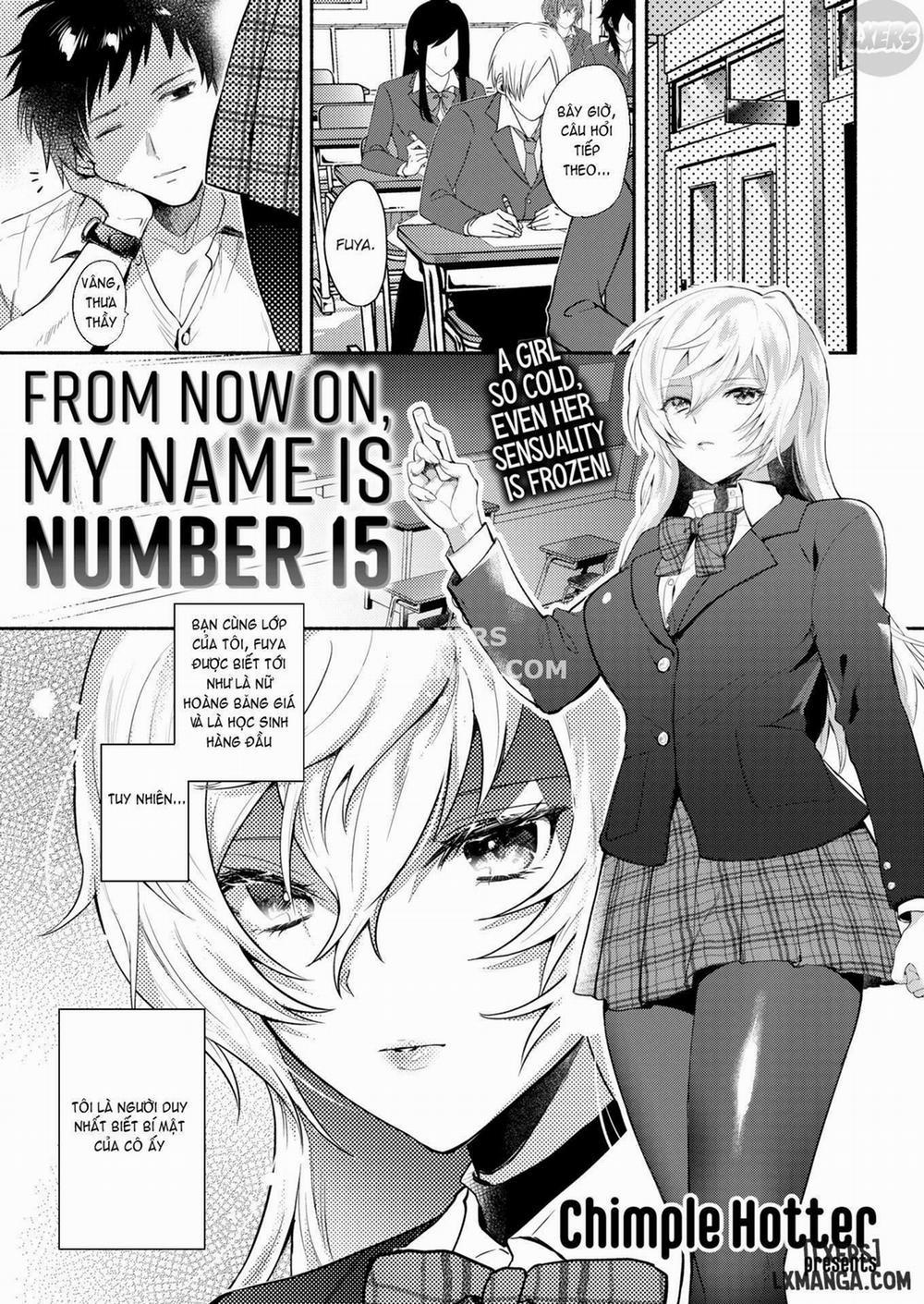 From Now On, My Name Is Number 15 Oneshot trang 0