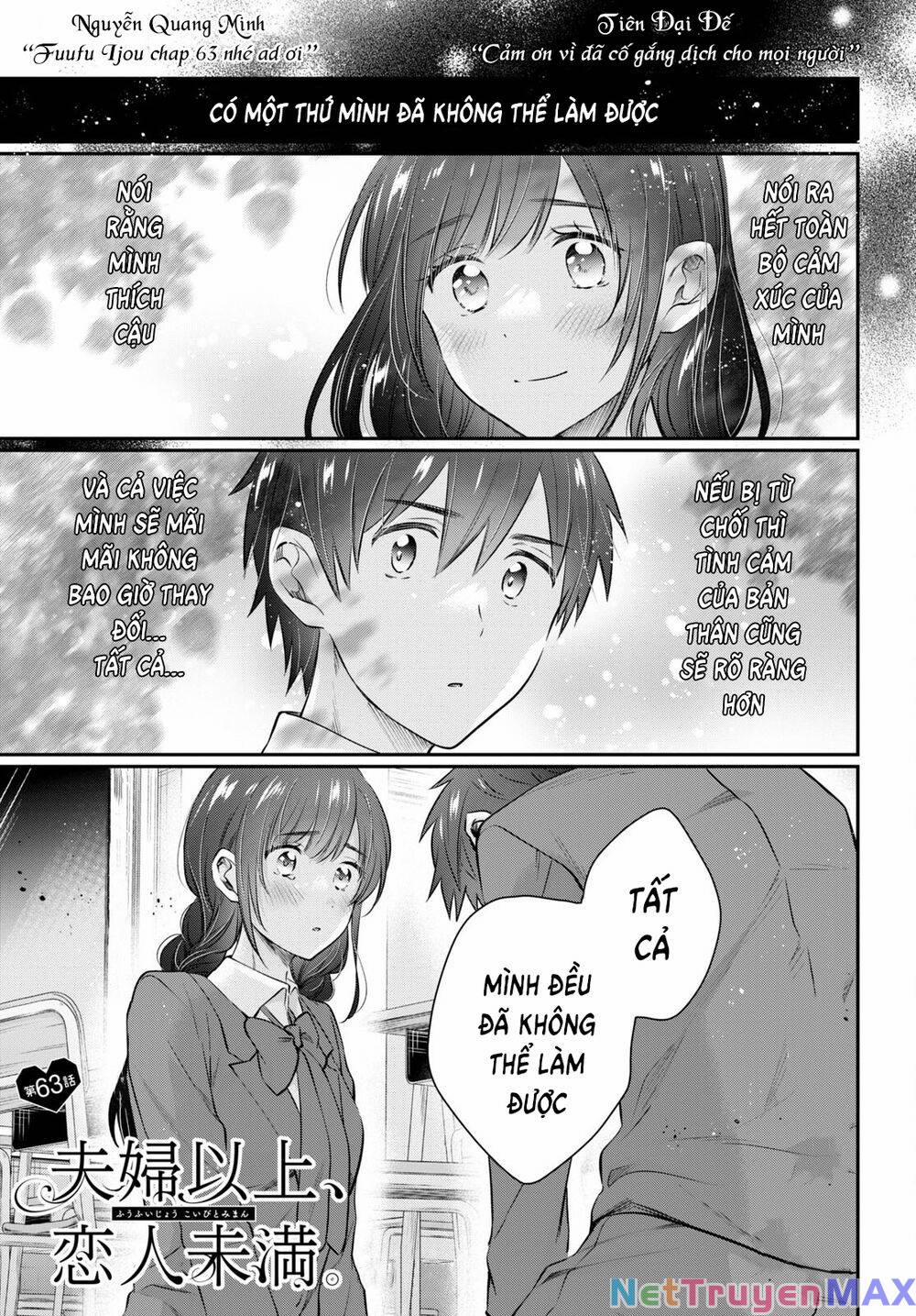 Fuufu Ijou, Koibito Miman. 63 trang 1