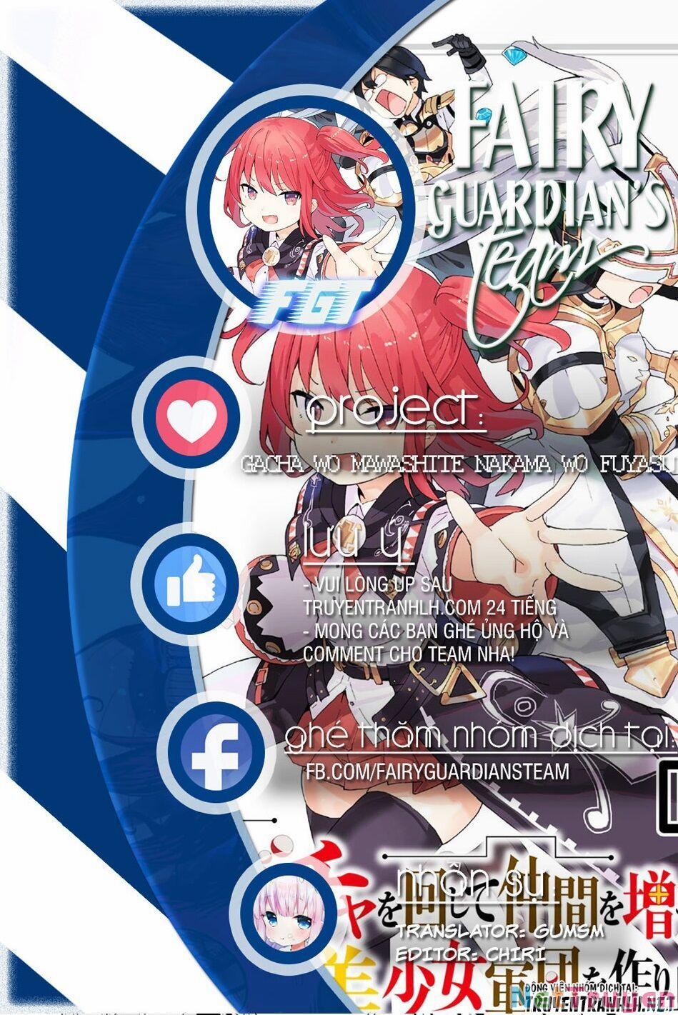 Gacha Wo Mawashite Nakama Wo Fuyasu Saikyou No Bishoujo Gundan Wo Tsukuriagero 33 trang 0