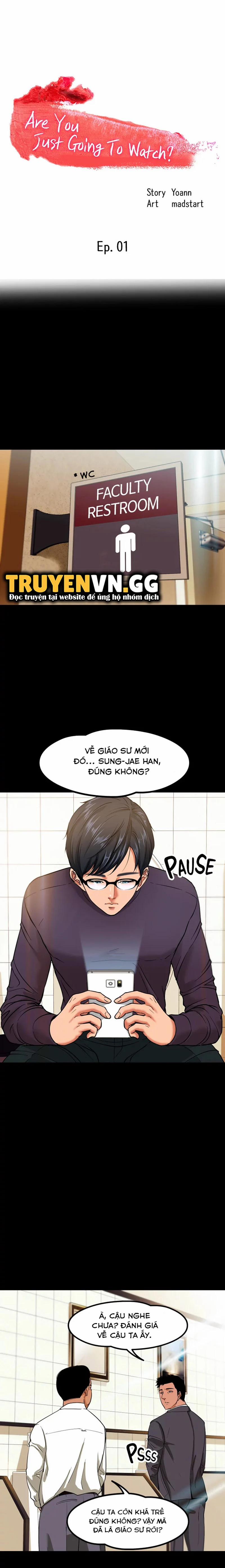 Giáo Sư Chỉ Muốn Đứng Nhìn Thôi Sao? 1 trang 0