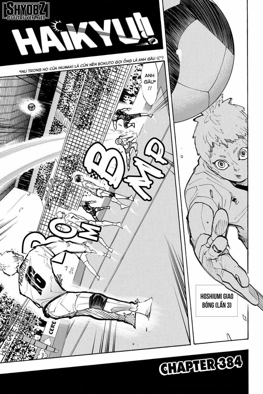 Haikyuu 384 trang 1