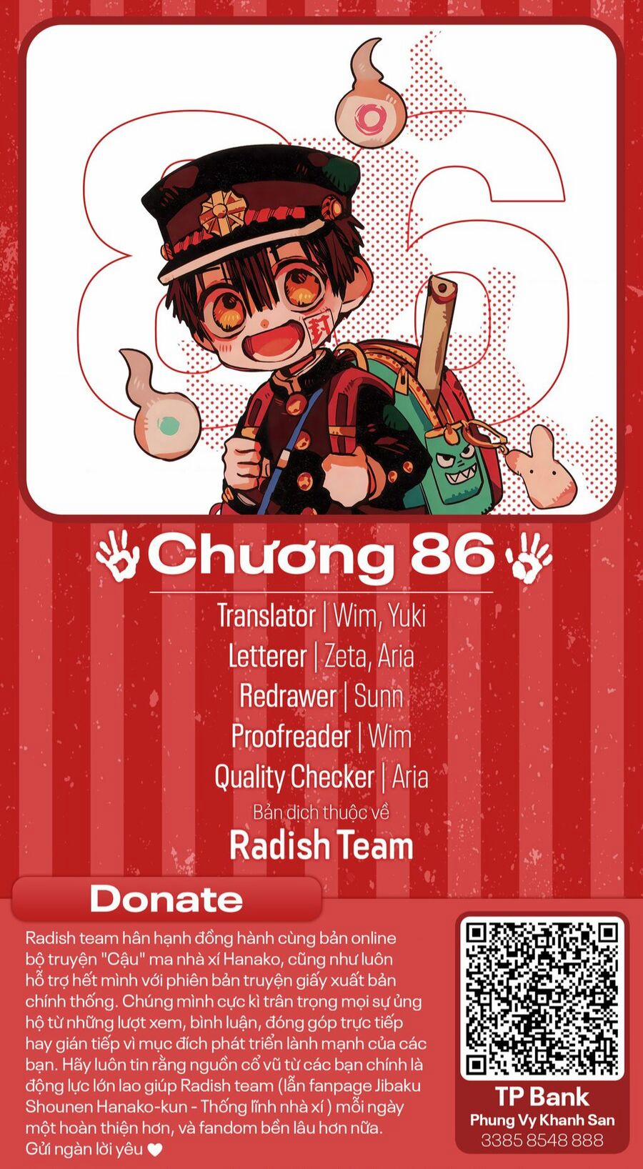 Hanako-Kun Nhà Xí 86 trang 1