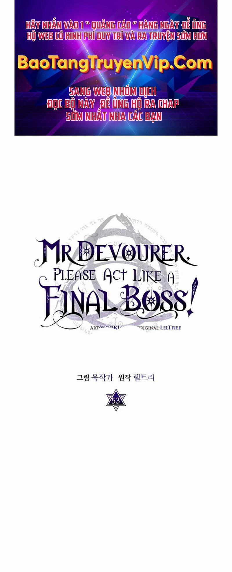 Hãy Hành Động Như Một Boss Đi Ngài Mr Devourer 53 trang 0