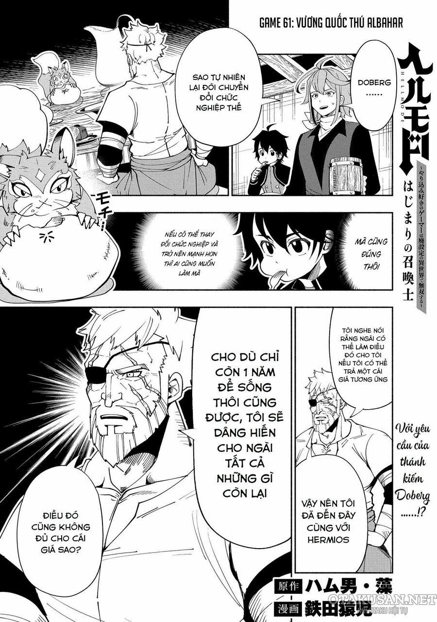 Hell Mode: Yarikomi Suki No Gamer Wa Hai Settei No Isekai De Musou Suru 61 trang 1