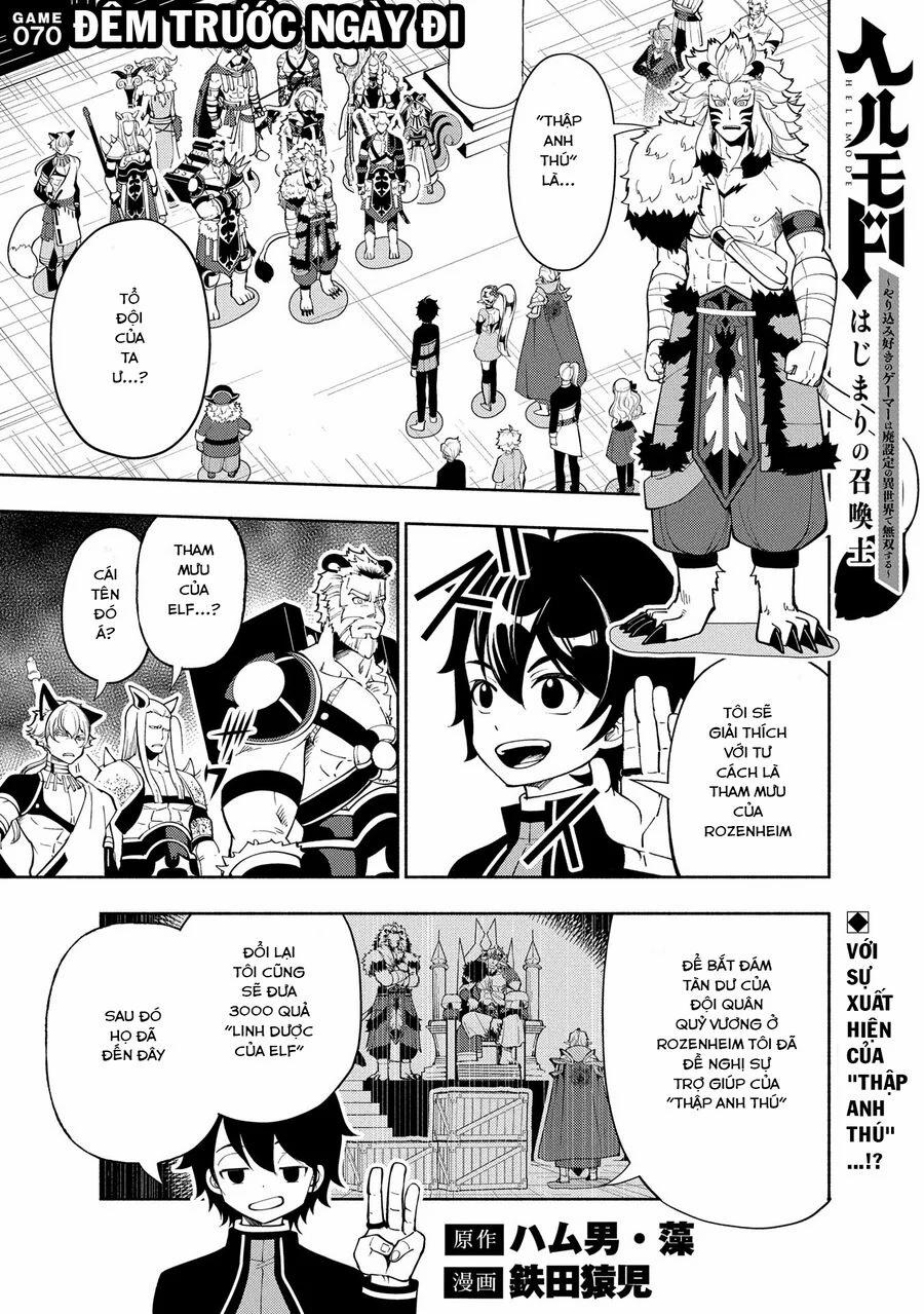 Hell Mode: Yarikomi Suki No Gamer Wa Hai Settei No Isekai De Musou Suru 70 trang 1