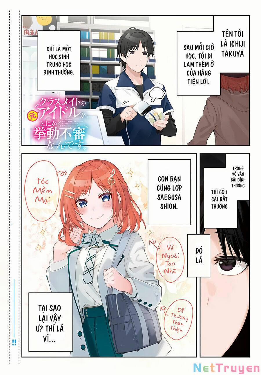 Idol Cùng Lớp Tôi Cứ Đáng Nghi Thế Nào Ấy 1 trang 1
