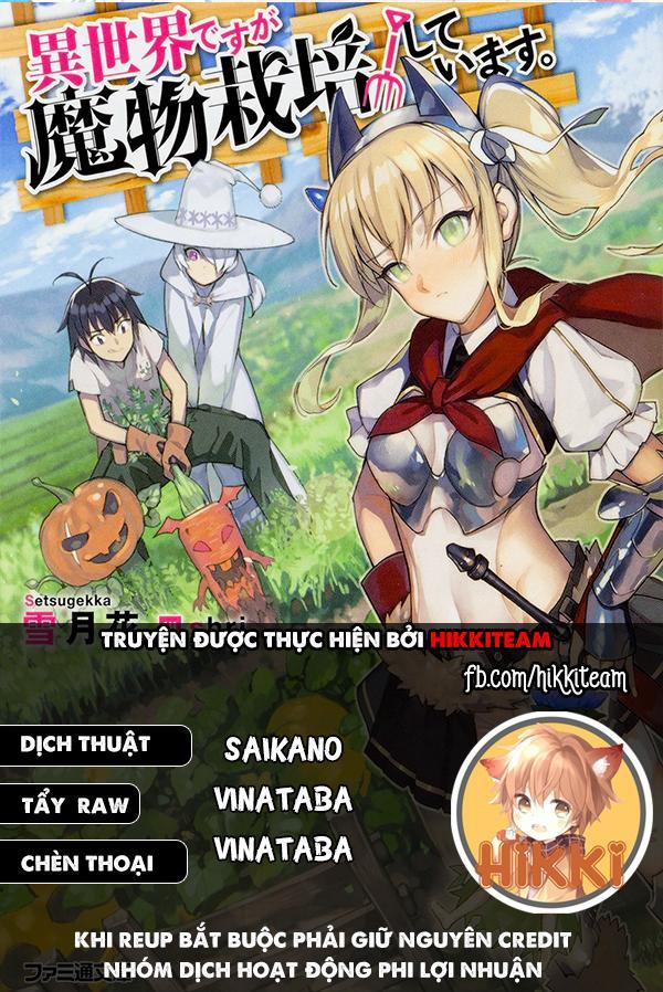 Isekai Desu Ga Mamono Saibai Shiteimasu 23 trang 0