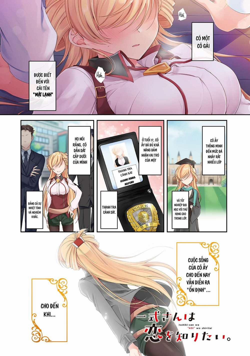 Isshiki-San Wa Koi Wo Shiritai 1 trang 0