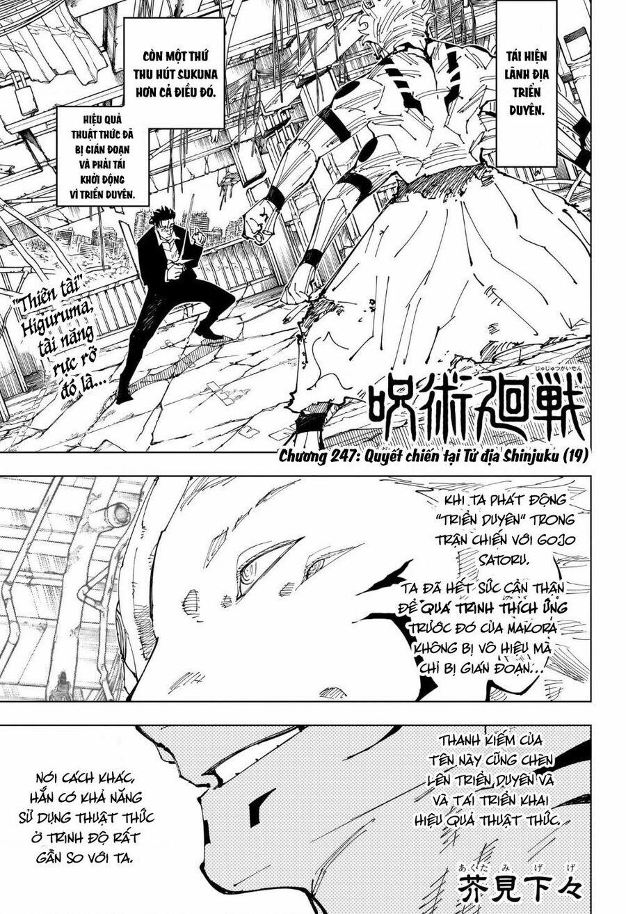 Jujutsu Kaisen - Chú Thuật Hồi Chiến 247 trang 1