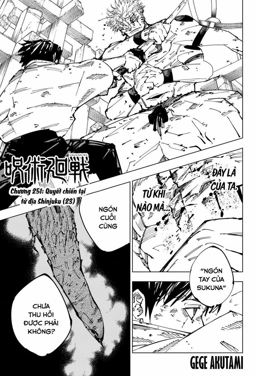 Jujutsu Kaisen - Chú Thuật Hồi Chiến 251 trang 1