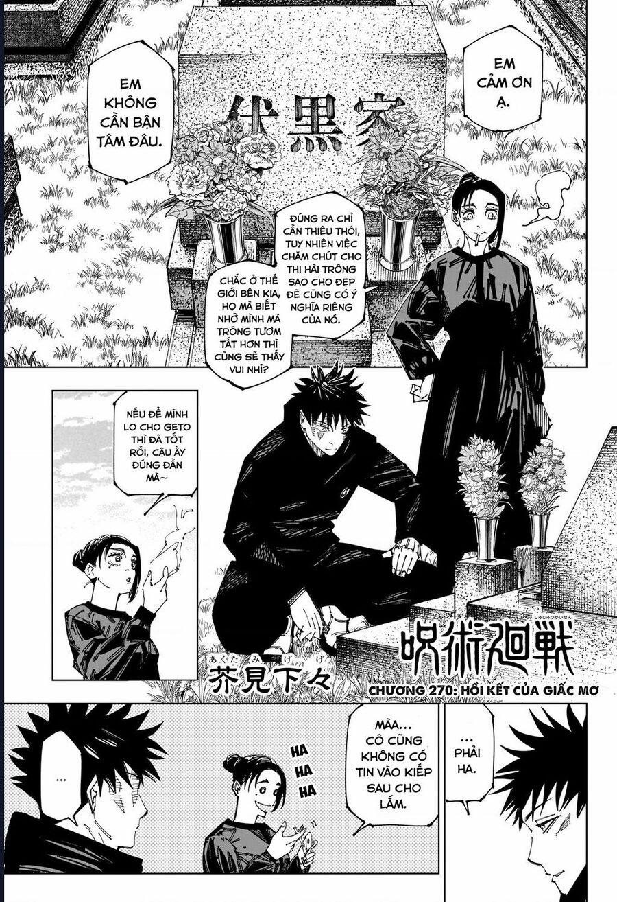 Jujutsu Kaisen - Chú Thuật Hồi Chiến 270 trang 1