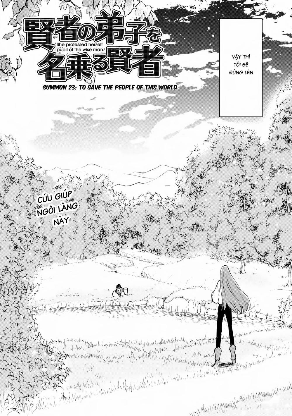 Kenja No Deshi Wo Nanoru Kenja Isekai! 23 trang 1