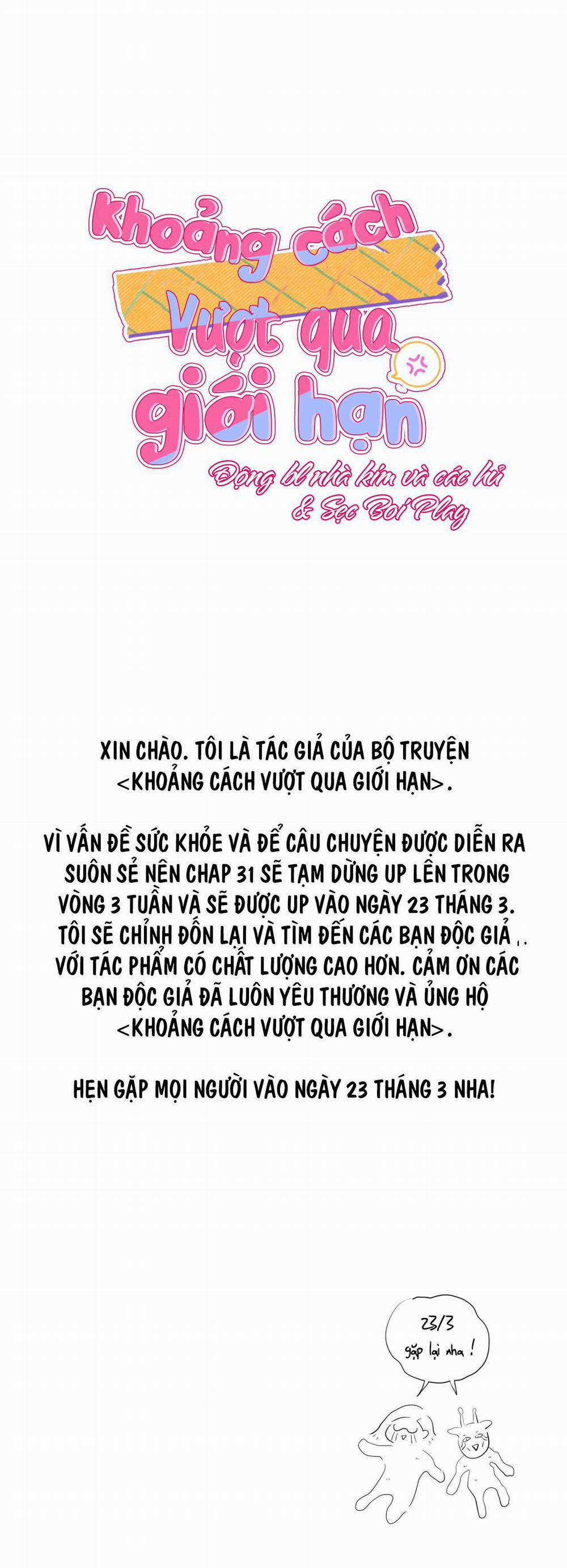 Khoảng Cách Vượt Qua Giới Hạn 30.5 trang 1