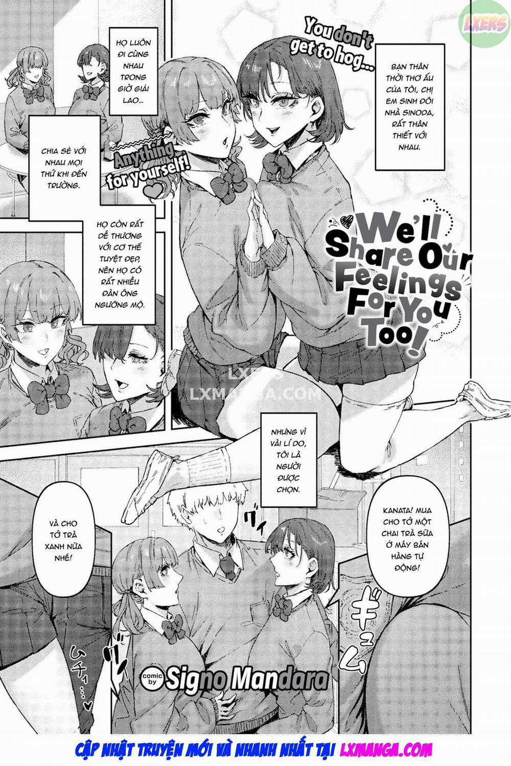Kimi no Kimochi mo Share Shimasu! Oneshot trang 1