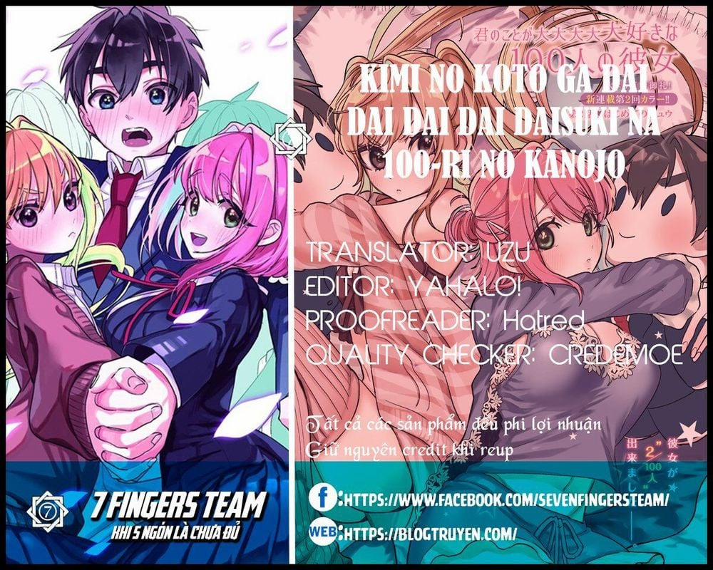 Kimi No Koto Ga Dai Dai Dai Dai Daisuki Na 100-Ri No Kanojo 1 trang 1