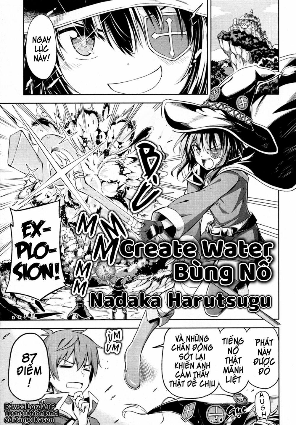 Konosuba : Tuyển Tập Megumin 0 Create Water bùng nổ! trang 0